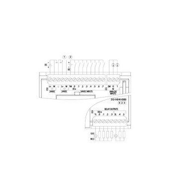 SIEMENS SIMATIC S7 1200 PLC CPU 1212C 6ES7212-1HE40-0XB0 per automazione industriale
