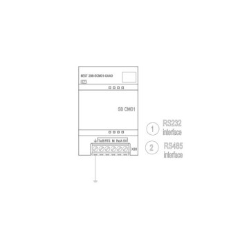 SIMATIC S7-200 SMART CM 01 RS485 9-polar D-sub-pin supporta Freeport 6ES72885CM010AA0