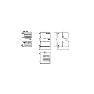 SIMATIC S7-200 SMART Digital I/O SM DR32 16DI/16DO 16 DI 24 V DC Sink/Source 16 DO relè 2 A Originale