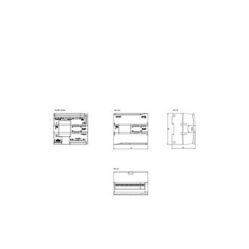 Dispositivo a corrente alternata 100% SIMATIC S7 1200 CPU 1214C CPU compatta con relè a corrente alternata 6ES7214-1BG40-0XB0