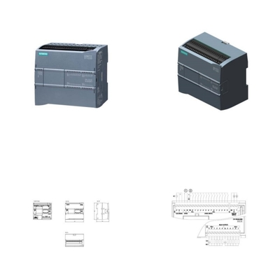 100% SIMATIC S7 1200 CPU 1212C DC RELAY 8DI 6DO 2AI 6ES7215-1BG40-0XB0 SIEMENS