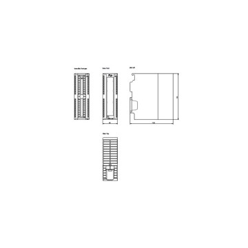 Simatic S7-300 PLC Analog Output SM 332 Isolato 8 AO U/I Siemens 6ES73325HF000AB0