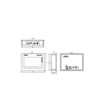 6AV6648-0CC11-3AX0 originale SIMATIC HMI SMART 700 IE V3 SMART Panel Touch operazione 7&quot; schermo TFT widescreen