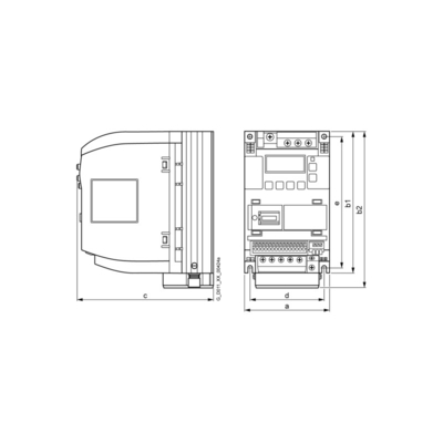 SIEMENS 6SL3210-5BB17-5UV1 SINAMICS V20 200-240V 1AC -10/ 10% 47-63Hz per potenza elevata
