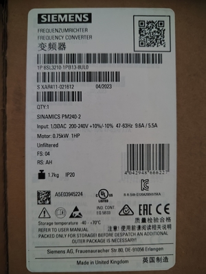 0.75 kW Frequenza di uscita 6SL3210-1PB13-8UL0 Convertisore di frequenza per esigenze personalizzate