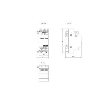 Siemens LOGO DM8 12 24R Modulo di espansione 6ED1055-1MB00-0BA2 Soluzione B2B versatile