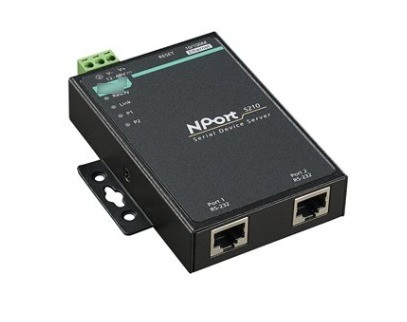 NPORT 5230 2 Port RS-232/422/485 Serial Port Device Networking Server per MOXA Stabile