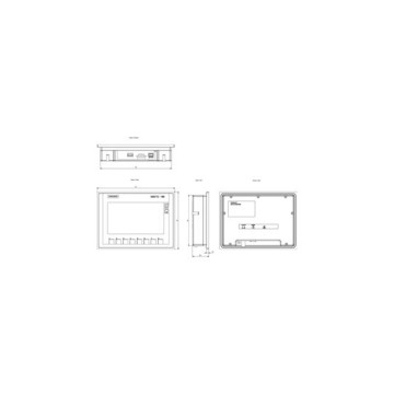100% touch SIMATIC originale per Siemens HMI KTP700 versione base DP pannello sottile 6AV21232GA030AX0