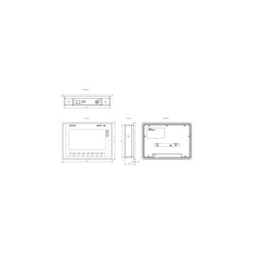 100% schermo sensoriale Siemens 6AV2123-2GB03-0AX0