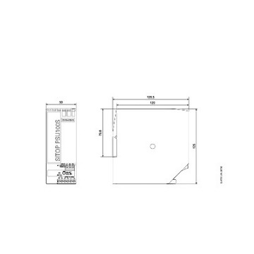SITOP PSU100S 24V/5A Uscita 120/230V AC Input 6EP1333-2BA20 per prodotti industriali