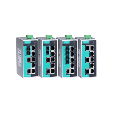 EDS-208A serie 8-Port non gestito Industrial Ethernet Switch con doppio input di alimentazione ridondante