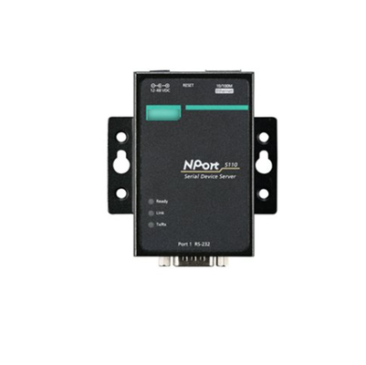 Supporto diretto NPORT 5110 Port RS-232/422/485 Serial Port Device Networking Server per MOXA