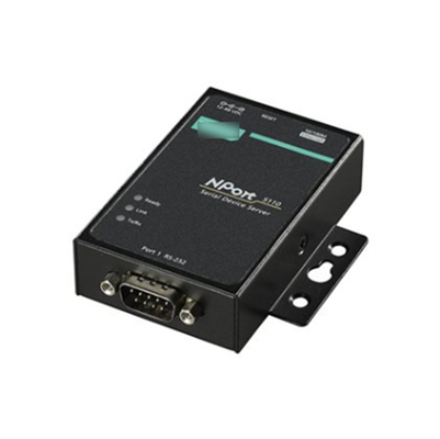 Supporto diretto NPORT 5110 Port RS-232/422/485 Serial Port Device Networking Server per MOXA