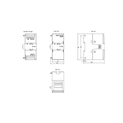 Siemens S7-200SMART PLC Module SM AI04 AI 4x12 bit 6ES72883AE040AA0 100% originale