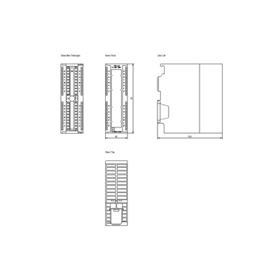 Siemens PLC S7-300 Modulo di espansione DI 32xDC 24V per applicazioni nell'industria dell'automazione