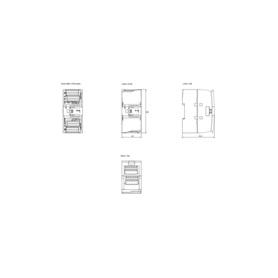 SIMATIC S7-1200 SM 1231 8 AI segnale a 12 bit Modulo di ingresso analogo Interfaccia di comunicazione Altro