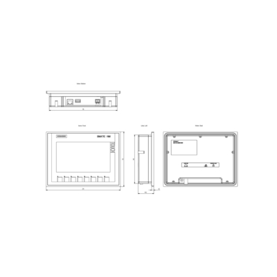 Testato al 100% 6AV21232GB030AX0 Siemens HMI KTP700 Basic Lite Panel Push-button/Touch Operation 7&quot; Display TFT