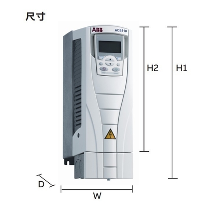 Voltaggio nominale 380V ABB ACS510 Serie 2.2kw Invertitore ACS510-01-05A6-4 per industria