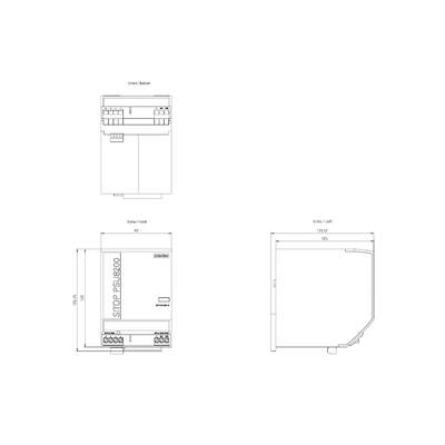 HYTECH Original SIEMENS SITOP PSU8200 24V DC 20A Modulo di alimentazione stabilizzato 6EP1336-3BA10