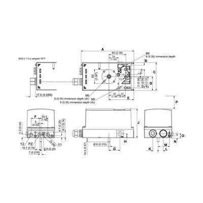 Posizionatore elettrico intelligente per valvole Siemens SIPART PS2 6DR5010-0NG00-0AA0