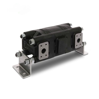 2 sezioni motore a ingranaggi rotativi divisore di flusso idraulico HDD35.125 con 125cm3 di cilindrata
