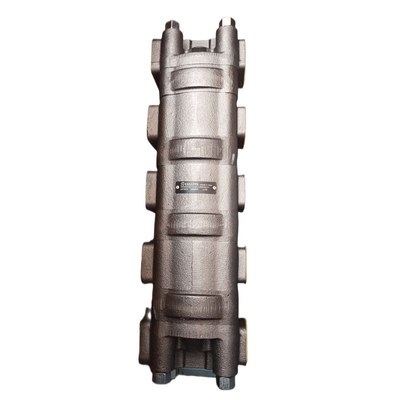 2 sezioni motore a ingranaggi rotativi divisore di flusso idraulico HDD35.125 con 125cm3 di cilindrata