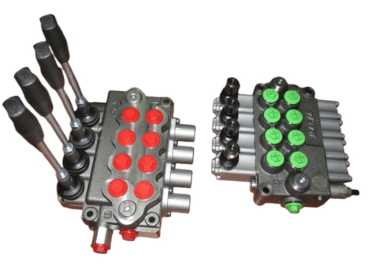 Controllo manuale G3/8&quot; Valvola di controllo direzionale con joystick monoblocco idraulico per personalizzazione
