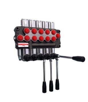 Controllo manuale G3/8&quot; Valvola di controllo direzionale con joystick monoblocco idraulico per personalizzazione