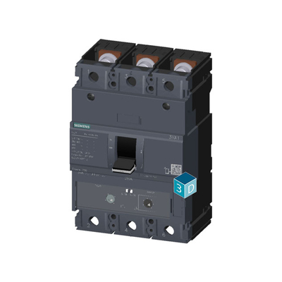 Testato al 100% Siemens 3VA1220-5EF32-0AA0 MCCB IEC FS250 200A 3P 55KA TM ATAM Power Off Knife