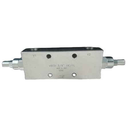 VBCD 3/8&quot; DE/FL Valvole sopracentrali Valvola di controbilancio per la pressione massima 350 bar