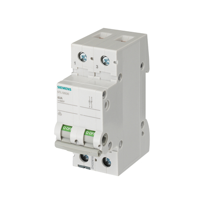 5TL12630 Disconnettore della serie 5TL 5TL1 63A 2P 5TL1263-0 per l'imballaggio originale Siemens