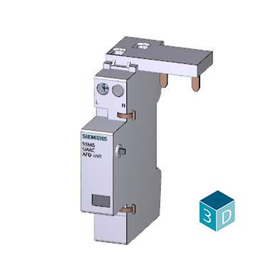 Blocco di interruttore di sicurezza antincendio AFDD 1-16A 230V per interruttori Siemens 5SM6021-2