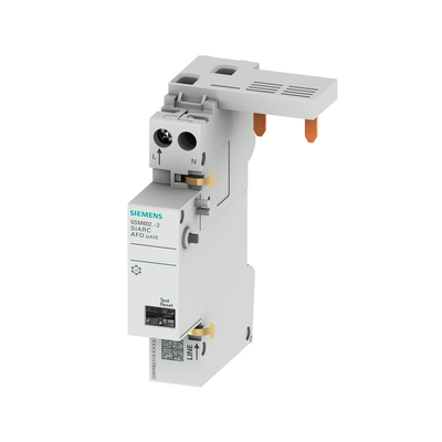 Blocco di interruttore di sicurezza antincendio AFDD 1-16A 230V per interruttori Siemens 5SM6021-2