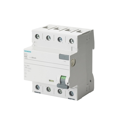 Siemens 5SV3646-6 Interfaccia di comunicazione degli interruttori di corrente residua di funzionamento