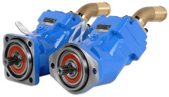 200L/min Tasso di flusso massimo Xpi108 Pompa a pistoni idraulica 108cc/rev 380BAR 420*260**190mm