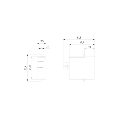 5SD74880CC PLUG M o C/T2/II 350 V 40 kA N-PE Per interfaccia di comunicazione Siemens