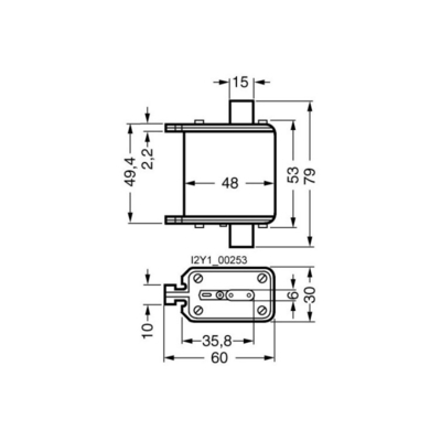 Distribuzione di energia a bassa tensione Siemens 3NE8018-1 Tipo di fusibile per coltello per automazione industriale