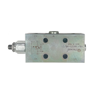 Valvola di bilanciamento centrale aperta VBLF3802S con portata massima di 35 L/MIN per un controllo ottimale