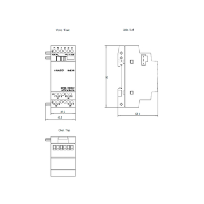 LOGO DM8 24R per LOGO 8 PLC Modulo di espansione 6ED1055-1HB00-0BA2 100% originale Siemens FOB