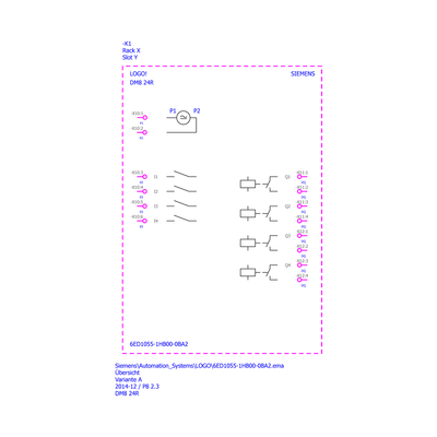 LOGO DM8 24R per LOGO 8 PLC Modulo di espansione 6ED1055-1HB00-0BA2 100% originale Siemens FOB