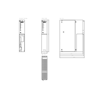 PLC programmabile SIMATIC S7-400 PS 405 10A 6ES7405-0KA02-0AA0 per Siemens