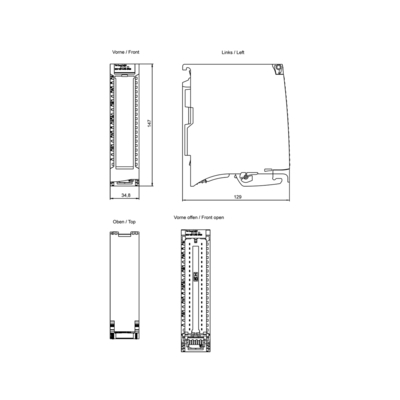 Siemens SIMATIC S7-1500 TM Conteggio 2x24V Contatore modulo 6ES7550-1AA01-0AB0 100% testato