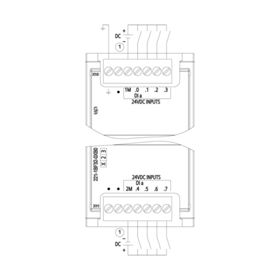 Brandly SIMATIC S7-1200 SM 1221 PLC Modulo di espansione per Siemens Automation Industrial