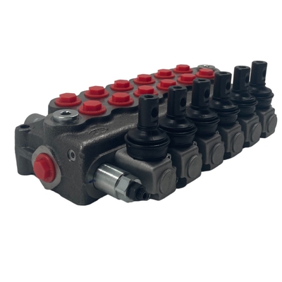 G 3/8&quot; Port Size 5-Spool SD5/5 WALVOIL Valvola di direzione idraulica 45L/min 315bar