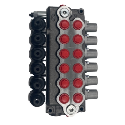 SD5/6 WALVOIL Valvole direzionali idrauliche 6 bobine 45L/min.