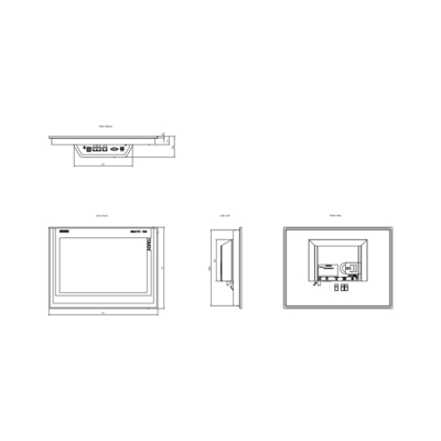 SIMATIC HMI TP1500 SmartPanel Touch 15 &quot;Widescreen TFT Display 6AV2124-0QC02-0AX1 per Siemens