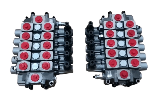 Valvola di direzione sezionale per trivello idraulico a 5 pozzi con portata massima di 100 L/min