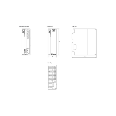 SIMATIC S7-300 CP 341 Processore di comunicazione 6ES7341-1CH02-0AE0 per la comunicazione
