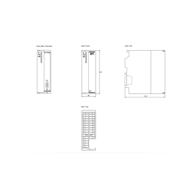 Processore di comunicazione S7-300 CP 340 originale con interfaccia 20MA 6ES7340-1BH02-0AE0