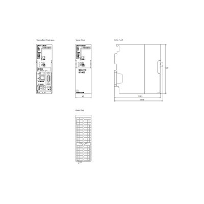 Eccellente 6ES7315-2EH14-0AB0 SIMATIC S7-300 CPU 315-2PN/DP con 384KB di memoria di lavoro